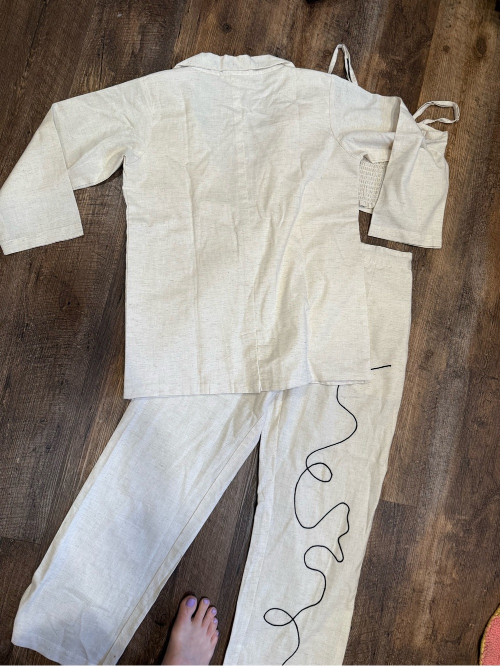 3 Piece Babli Artsy Khadi Bold matching set, Small - Picture 7 of 7